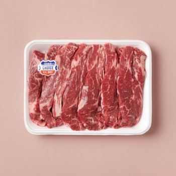 미국산 냉장 초이스 꽃갈비살 100g (1개)