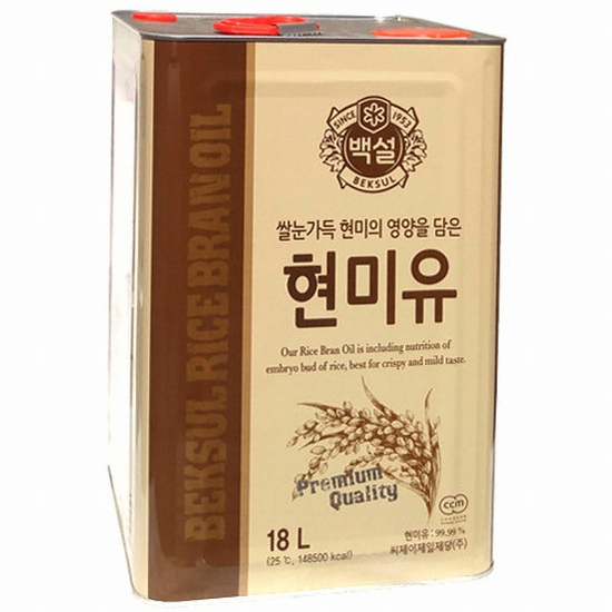 백설 현미유 18L (1개)_이미지