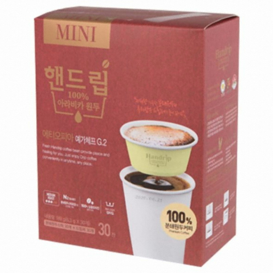 아로마빌커피 핸드립 에티오피아 예가체프 G2 30T (1개)