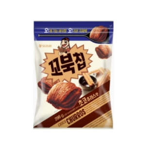 오리온 꼬북칩 초코츄러스맛 지퍼백 296g (1개)_이미지