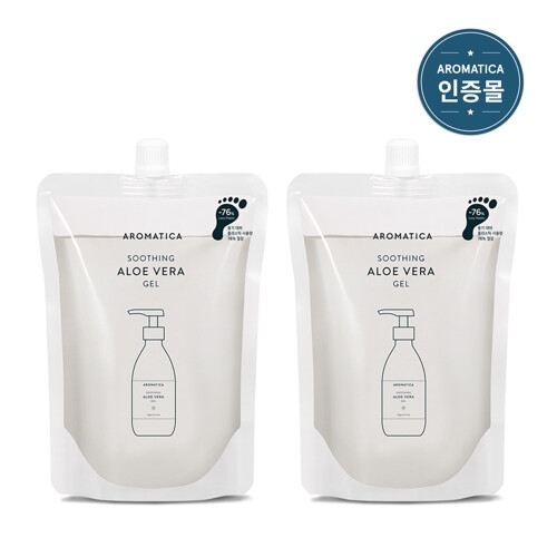 아로마티카 수딩 알로에 베라 젤 500ml (리필2개)_이미지