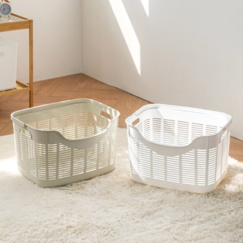 창신리빙 블랑 핸디 빨래바구니 (30L) (1개)_이미지