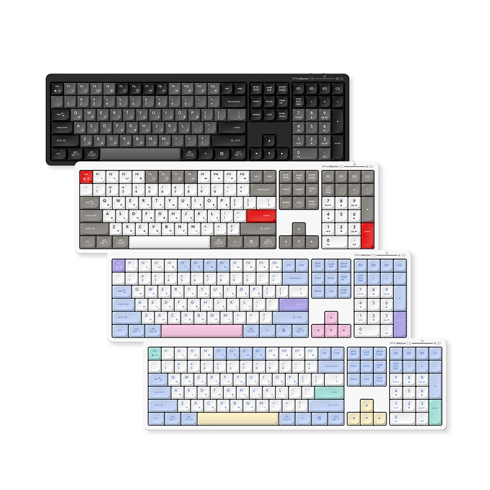 한성컴퓨터 GK698 OfficeMaster 유무선 (GRAPHITE BLACK)_이미지