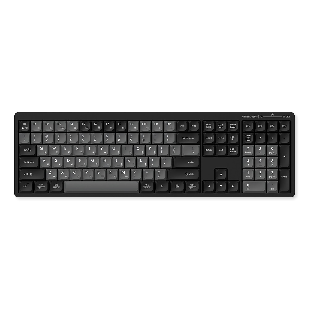 한성컴퓨터 GK698 OfficeMaster 유무선 (GRAPHITE BLACK)_이미지