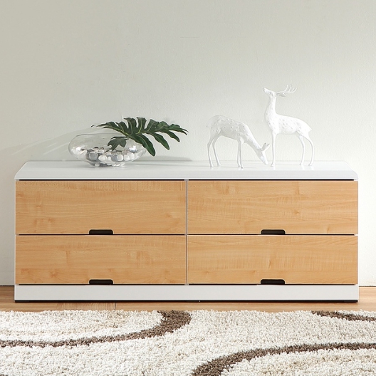 우아미가구 헤이든 2단 와이드 서랍장 1200