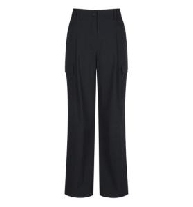  팬텀 밴딩 원턱 카고 와이드핏 팬츠 221E1PT152_NA