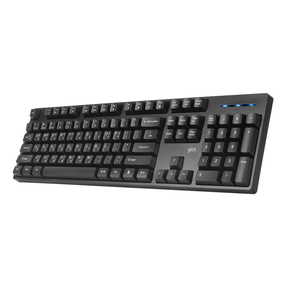 지클릭커 OFFICEPRO WK60 스탠다드 M 무선 (블랙)_이미지