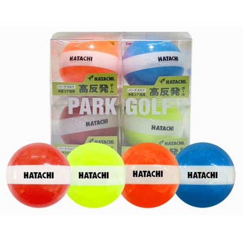 하타치 파크골프공 캔디볼 (4개)_이미지