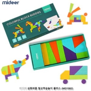  미디어 심화퍼즐 칠교학습놀이 플러스 MD1082