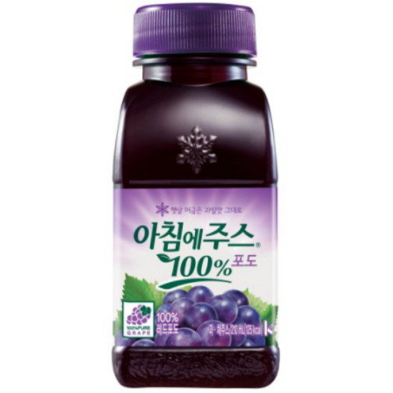 서울우유 아침에주스 포도 210ml (24개)