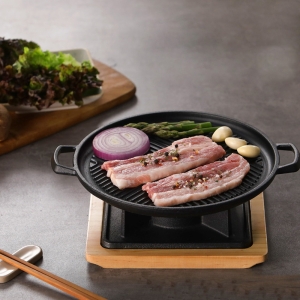 리빙아트 리빙아트 무쇠그릴팬 (25cm)