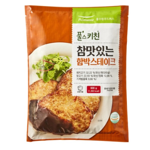 풀무원푸드머스 풀스키친 참맛있는 함박스테이크 600g (1개)