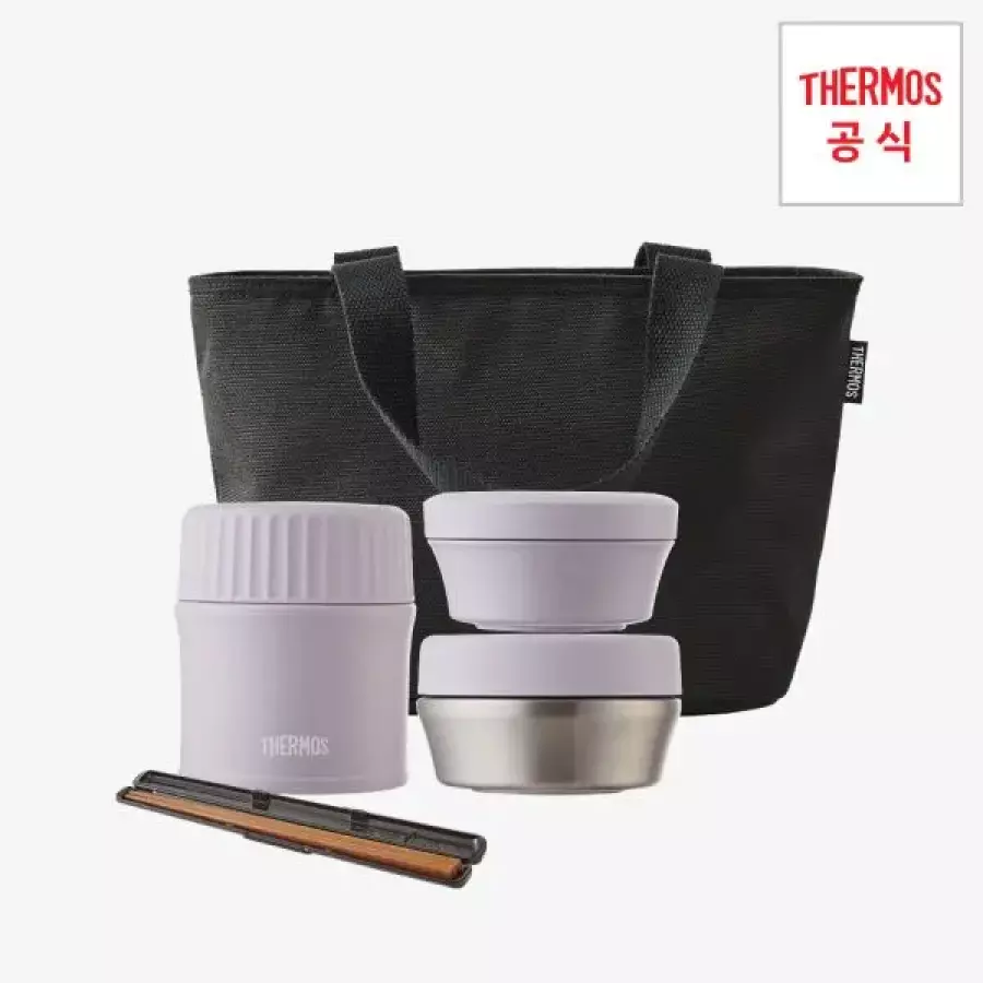 써모스 뉴 플+스 반반 보온도시락 885ml