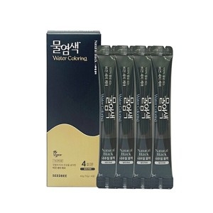  씨드비 물염색 시즌2 씨비드 4회분 내추럴 블랙 SDR0301