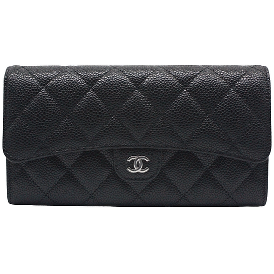 샤넬 캐비어 플랩 클래식 장지갑 은장_AP0241 (블랙)이미지입니다. 누르면 해당 게시물로 새창이동합니다.