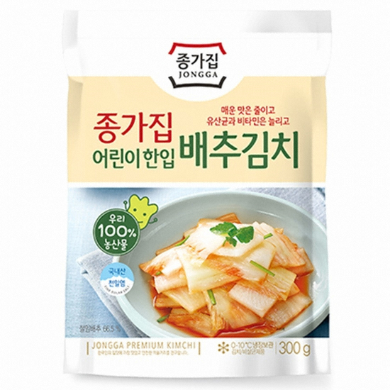 대상 종가집 어린이 한입 배추김치 300g (5개)