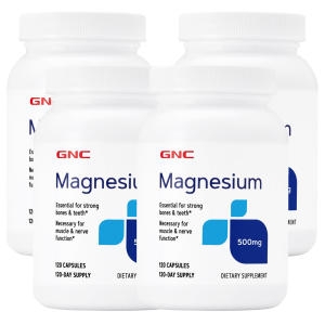 GNC 마그네슘 500mg 120캡슐 (4개)_이미지