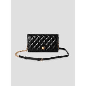 삼성물산 빈폴 뉴럽 퀼팅 체인 미니백 블랙 BE49A4M0