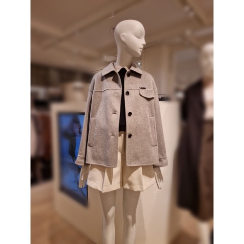 이웃포켓 캐시미어 블렌드 코트 Z254MSG542