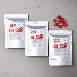 산들 새콤달콤 딸기칩 30g 3봉