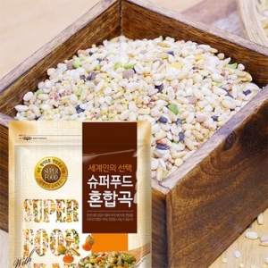푸드마인 슈퍼푸드 혼합곡 800gx6봉 진공압축 소포장 최신도정_이미지