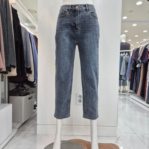 파크랜드 프렐린 뒤밴드 세미 배기핏청바지/RPD243S20