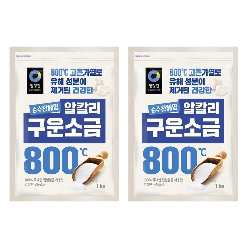 청정원 순수천혜염 알칼리 구운소금 1kg이미지입니다. 누르면 해당 게시물로 새창이동합니다.