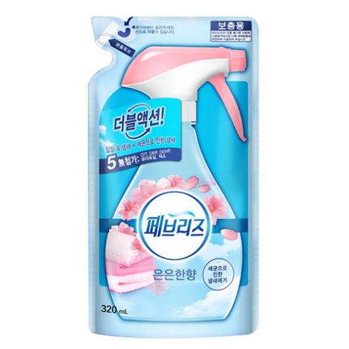 한국피앤지 페브리즈 강력탈취 은은한 꽃향 리필 320ml (10개)