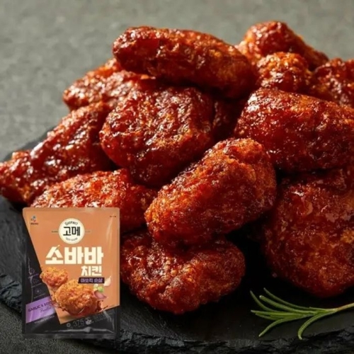 CJ제일제당 고메 소바바 치킨 마쏘킥 순살 375g (1개)_이미지
