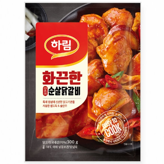 하림 화끈한 순살 닭갈비 300g (6개)_이미지