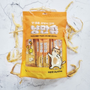 피앤피산업 양 많은 고양이 간식 냥만츄 황태 560g (28g x 20p) (3개)_이미지