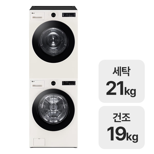 LG전자 트롬 오브제컬렉션 FG21EN + RG19EN