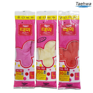 태화 고무장갑 (대) (100켤레)_이미지