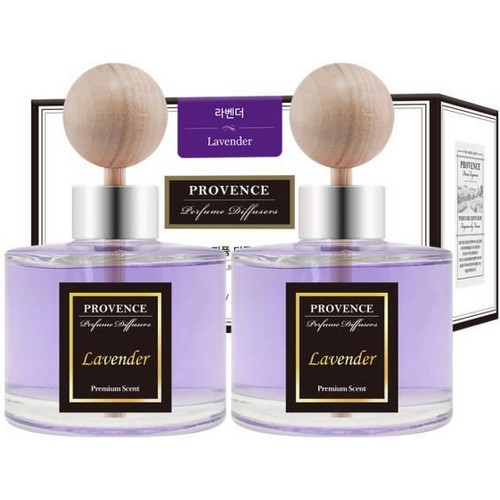 더허브샵 프로방스 퍼퓸 차량용 디퓨저 라벤더향 120ml (2개)_이미지