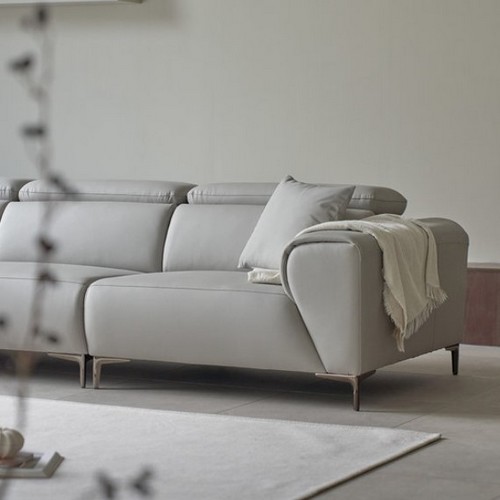 레이디가구 아벤트 가죽 소파 3인용 (스툴포함)_이미지