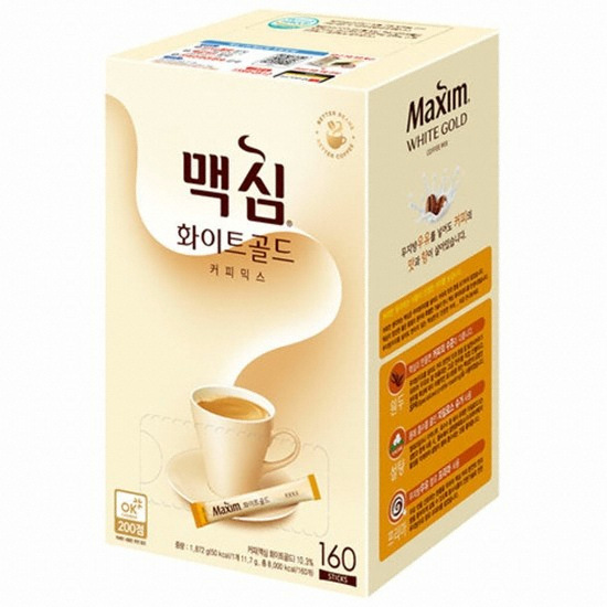 동서식품 맥심 화이트골드 믹스 스틱 160개입이미지입니다. 누르면 해당 게시물로 새창이동합니다.