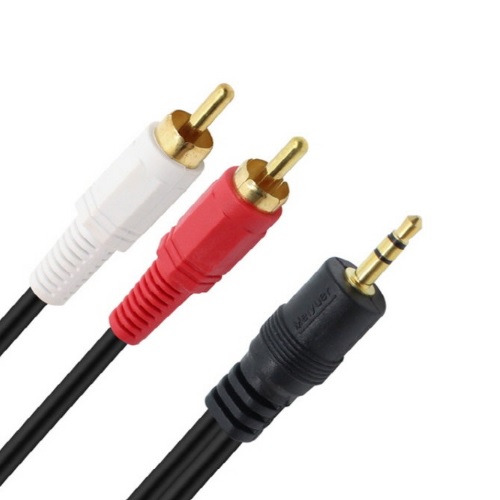 엠비에프 3극 3.5mm 스테레오 to 2RCA 케이블 (MBF-SR100M, 1m)_이미지