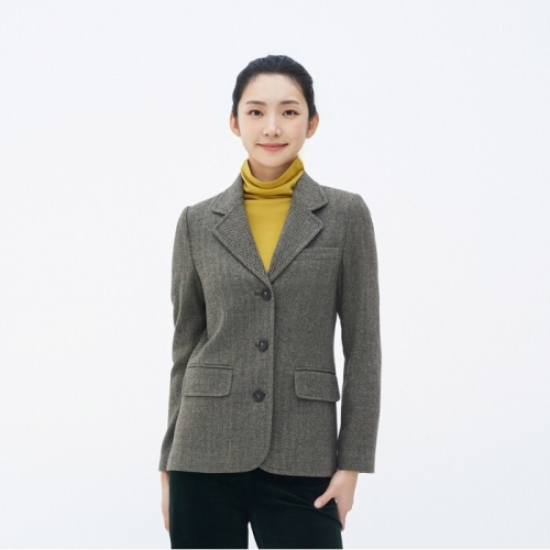 신원 베스띠벨리 헤링본 쓰리 버튼 자켓 BJJAX7104