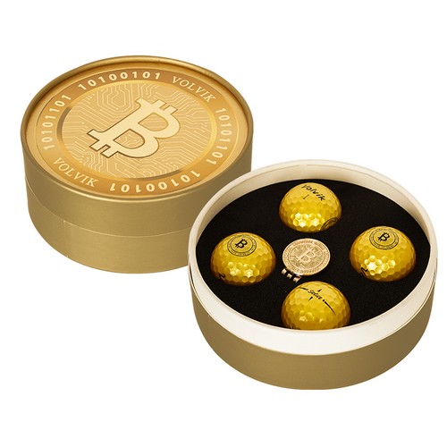 볼빅 솔리체 골드 비트코인 에디션 (컬러공, 4개+볼마커)_이미지
