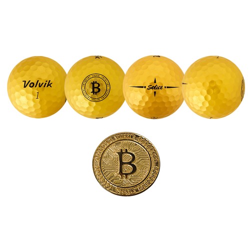 볼빅 솔리체 골드 비트코인 에디션 (컬러공, 4개+볼마커)_이미지