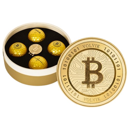 볼빅 솔리체 골드 비트코인 에디션 (컬러공, 4개+볼마커)_이미지