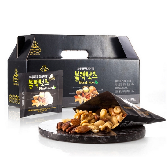 넛츠팜 하루하루 건강더함 블랙넛츠 25g (100개)_이미지