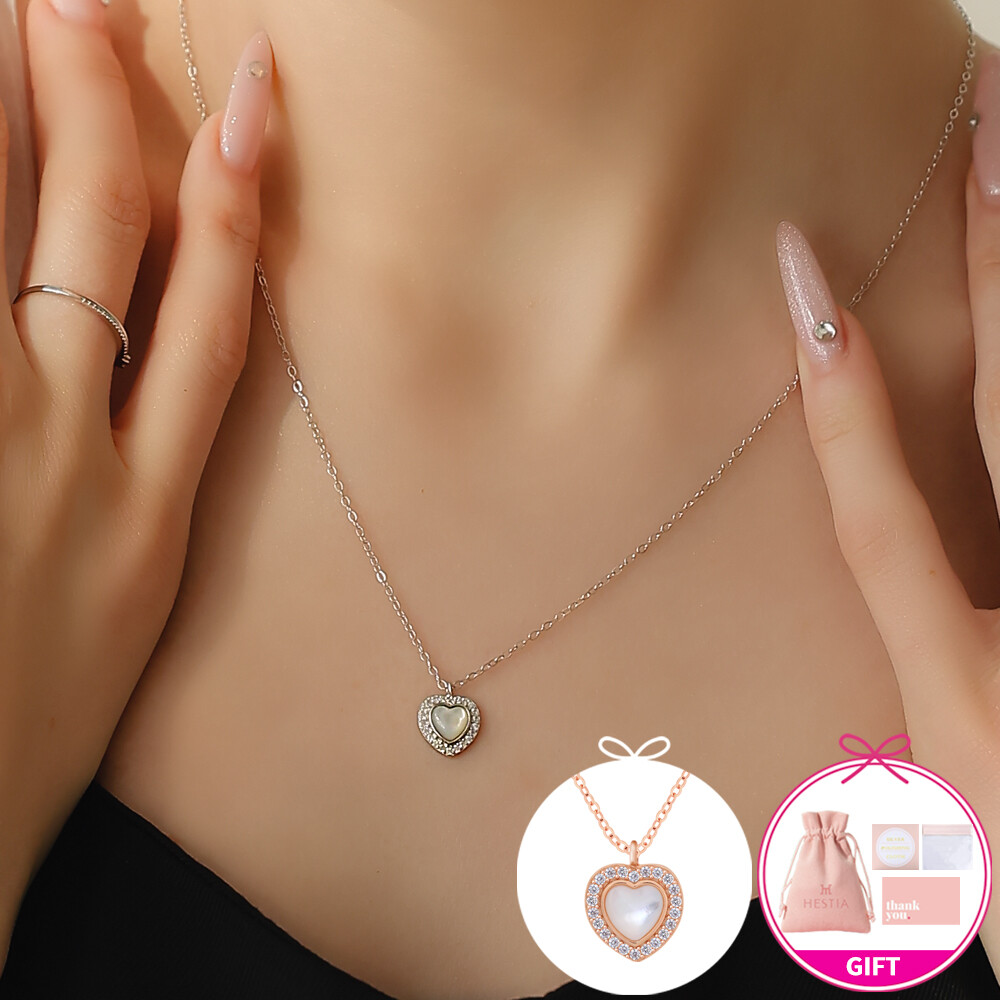헤스티아 전체925실버목걸이 Sylvia 925 Silver Necklace MKDO-70424 MKDO-70424_이미지