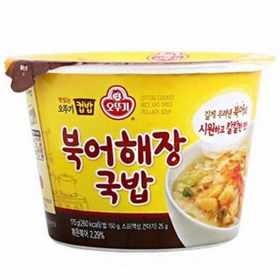 오뚜기 맛있는 오뚜기 컵밥 북어해장국밥 175g (1개)_이미지