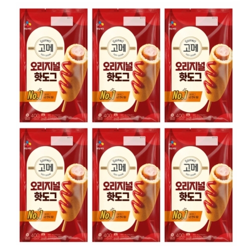 CJ제일제당 고메 오리지널 핫도그 400g (6개)_이미지