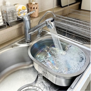 리바트 키친 올 스텐 8000ml 대용량 설거지통 싱크대볼