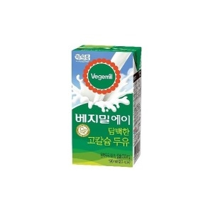 정식품 베지밀A 담백한 고칼슘 두유 190ml (48개)_이미지