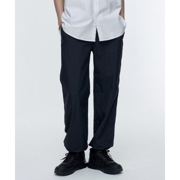 무신사 무신사 스탠다드 나일론 와이드 스트링 팬츠 그레이 MMCPC3Z07-GR 339502