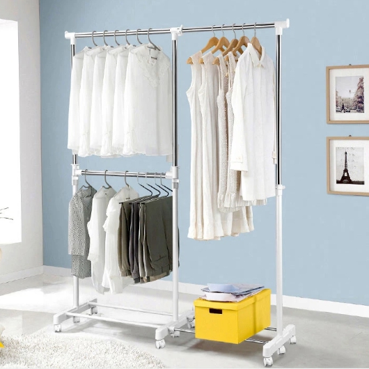 더쎈 2단 폭조절 이동식 행거