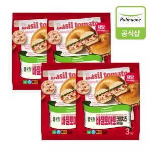 풀무원 바질토마토 크림치즈 베이글 435g (4개)
